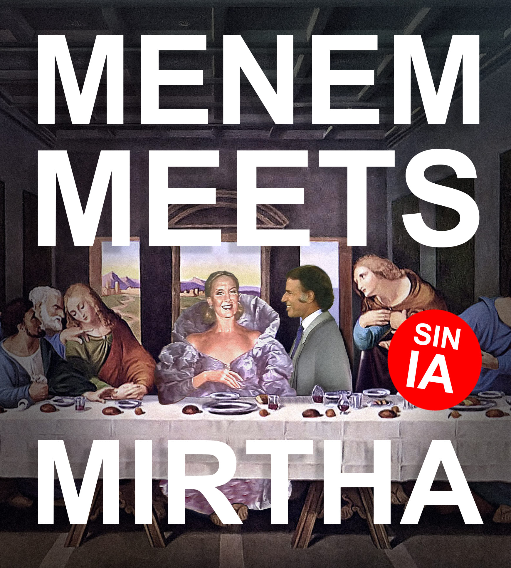 Póster de Menem meets Mirtha